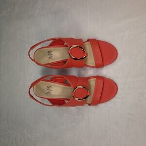 impo Coral Wedge Sandel women's shoes with Gold Accent